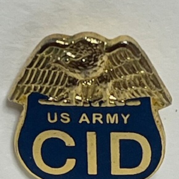 Replica ARMY CID AGENT BADGE [CIDBADGE-ARMY] - $32.00  VTG Official US Army CID Agent Lapel Vest Hat Jacket Pin Tie Tack .6\